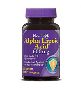 Alpha Lipoic Acid 600mg 30 cps
